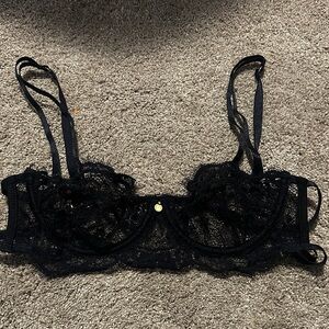 Gooseberry Elegant Black Lace Bra
